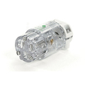 Woodhead HOSP DUTY SEE-THRU CONNECTOR NEMA5-15 85547